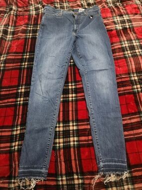 Banana Republic Light Blue Denim Jeans with Brass Button